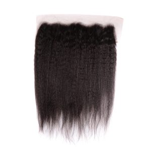 center wig remy hair 13x4 yaki straight frontal