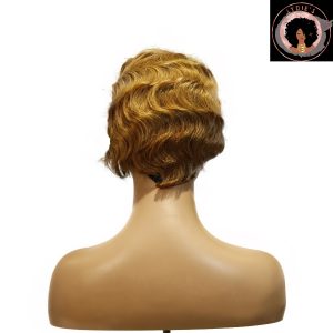 center wig machine made #27 wig remy hair h001