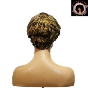 center wig machine made wig remy hair h030