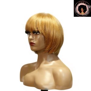 center wig machine made #30 wig remy hair h009