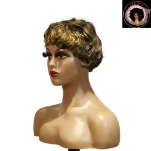 center wig machine made wig remy hair h030