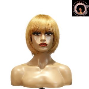 center wig machine made #30 wig remy hair h009