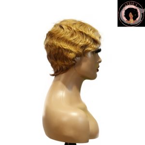 center wig machine made #27 wig remy hair h001