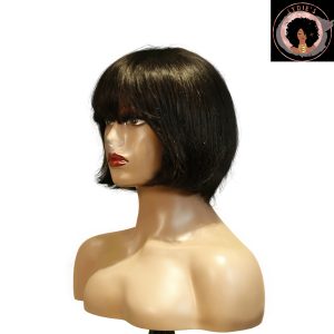 center wig machine made color wig remy hair