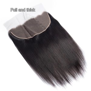 center wig asian raw hair 13x6 straight hd frontal