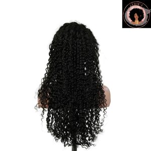 center wig natural black asian raw hair 13x6 hd lace front wig deep wave human hair wig
