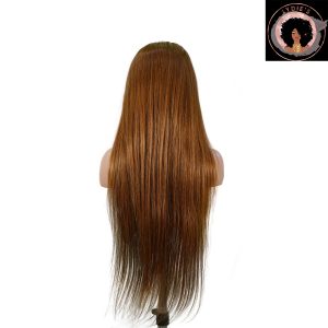 center wig 13x4 straight lace front wig 30 brown 26 inch remy hair