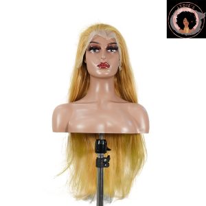 center wig 13x4 straight lace front wig 27 honey blonde remy hair