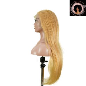 center wig 13x4 straight lace front wig 27 honey blonde remy hair