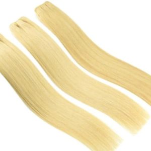 center wig 613 blonde asian double drawn straight hair bundles